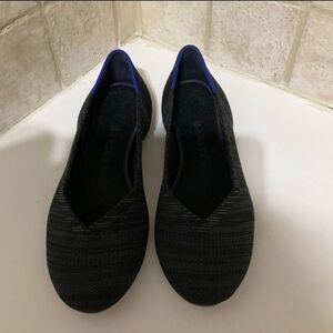 Rothy's Flats Heathered Black Slip-on Shoes